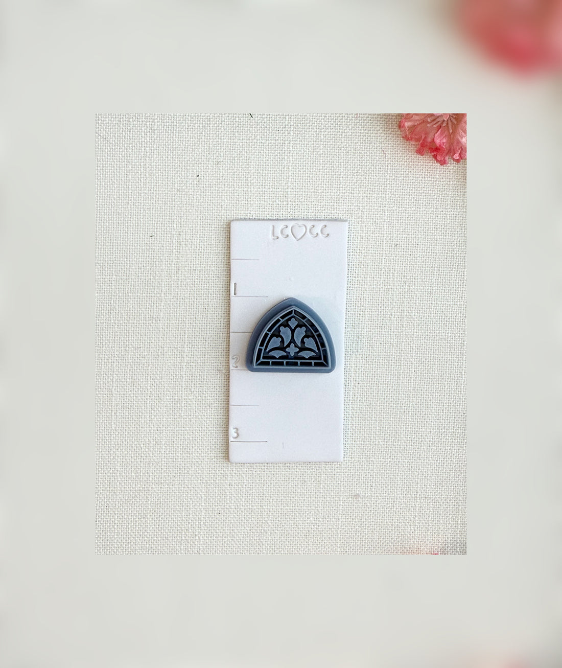 Moonlit Cathedral Window Clay Cutter – Polymer Clay Tool