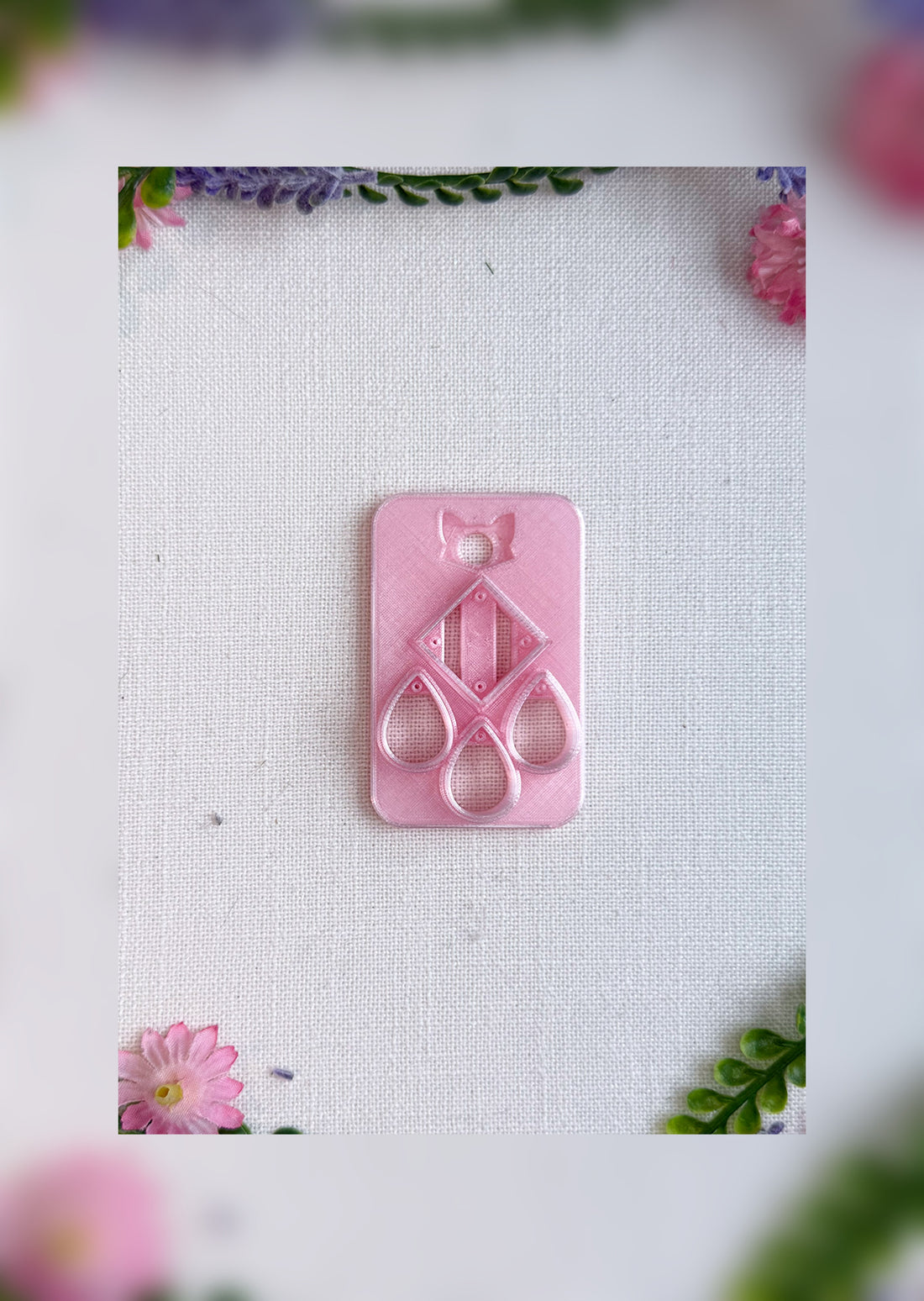 Dewdrop Pavilion Clay Cutter – Polymer Clay Tool by The Pudgy Art Bandit
