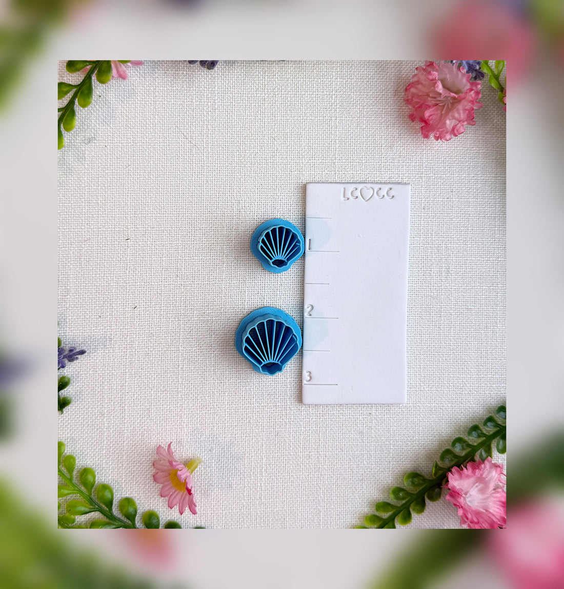 Scallop Shell Clay Cutter – Polymer Clay Tool
