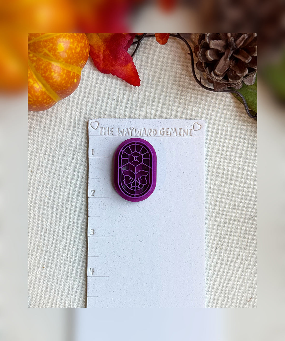 Celestial Gemini Clay Cutter – Polymer Clay Tool for Astrological Creations