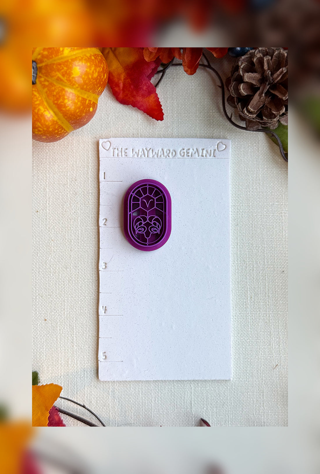 Celestial Aries Clay Cutter – Polymer Clay Tool for Astrological Creations