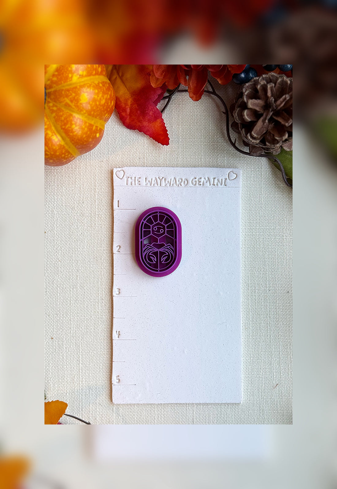 Celestial Cancer Clay Cutter – Polymer Clay Tool for Astrological Creations