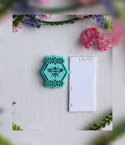 🍯Honeycomb Bee Bloom Clay Cutter – Polymer Clay Tool