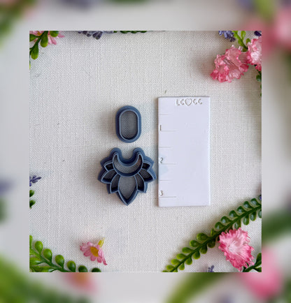 Moonlit Bloom Clay Cutter – Polymer Clay Tool
