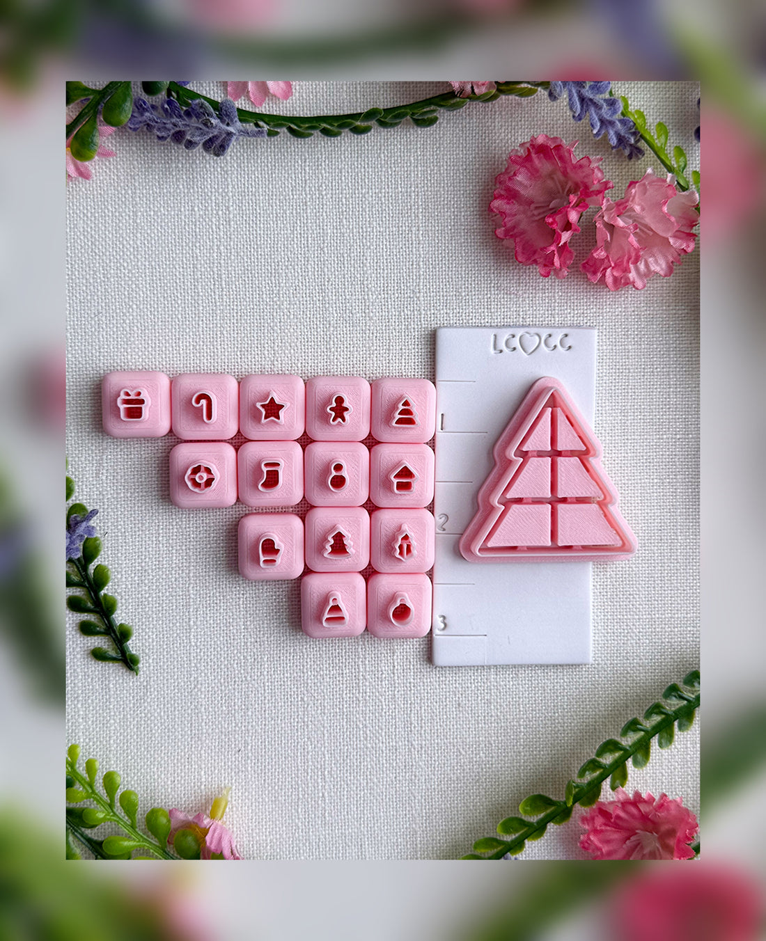 🎄 Woodland Tree Shelf Clay Cutter Set