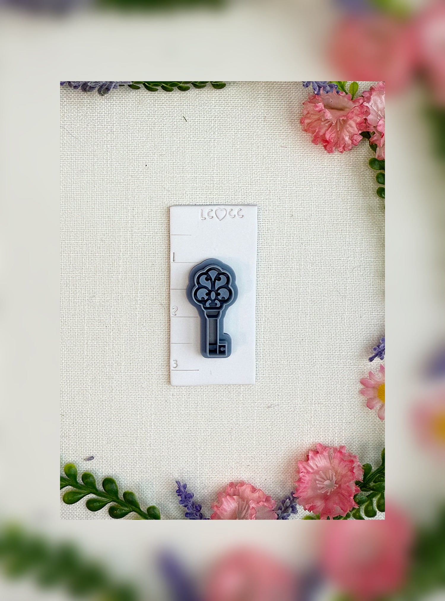 Secret Garden Lock &amp; Key Clay Cutter Set – Polymer Clay Tools