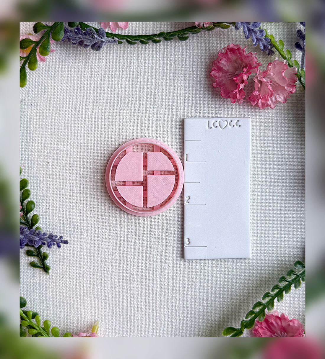 🌙 Moonwheel Shelf Clay Cutter – Polymer Clay Tool