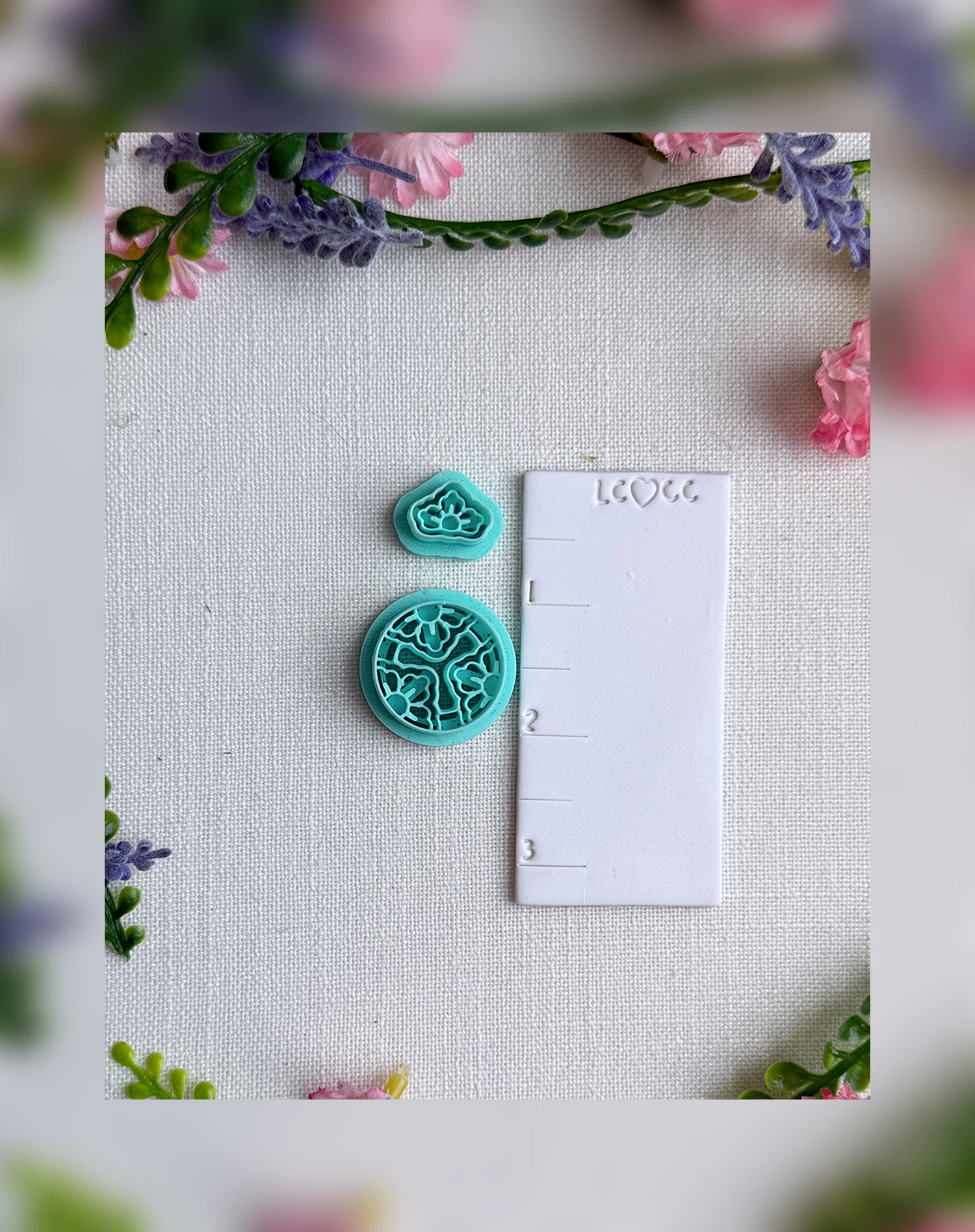 Forget-me-not Faerie Ring Clay Cutter Set – Polymer Clay Tool