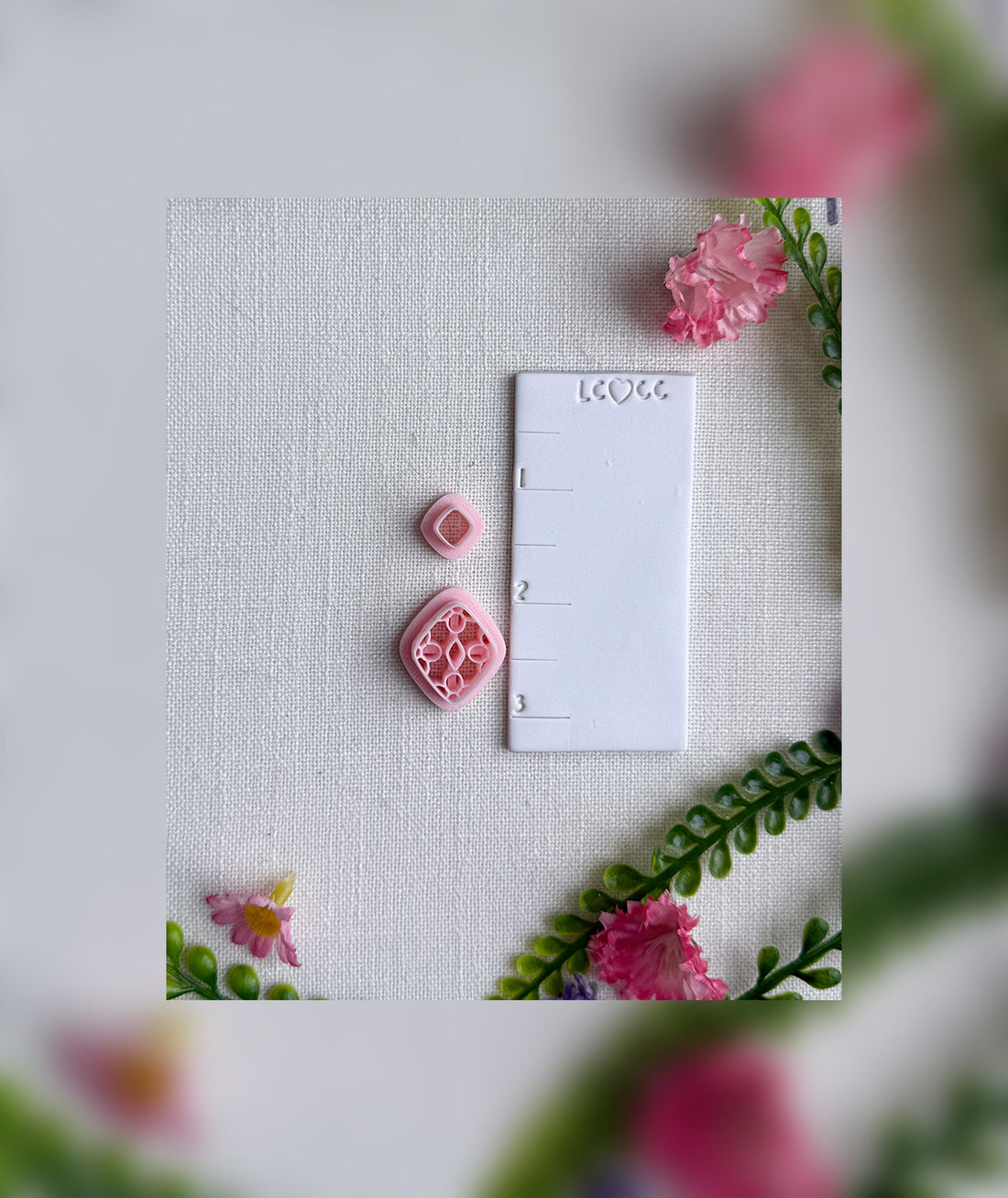 Pink Dogwood Clay Cutter – Polymer Clay Tool