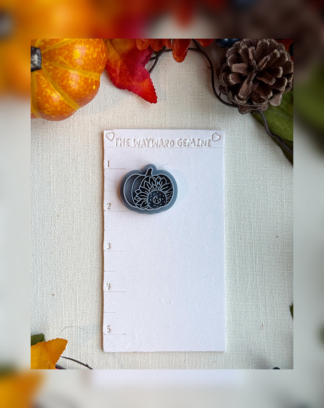 🌻 Harvest Bloom Clay Cutter – Polymer Clay Tool