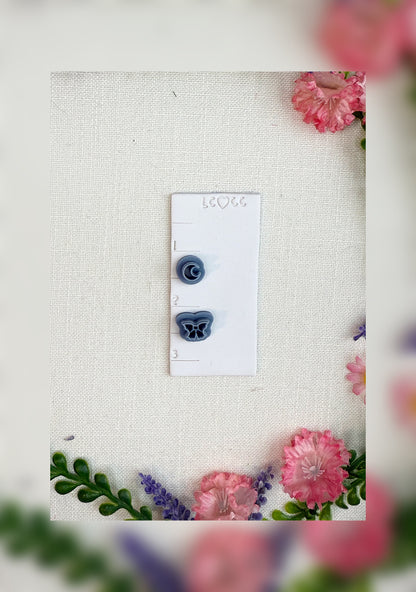 🦇 Midnight Bat &amp; Mini Outfit Cutter Set – Clay Cutter | Polymer Clay Tool
