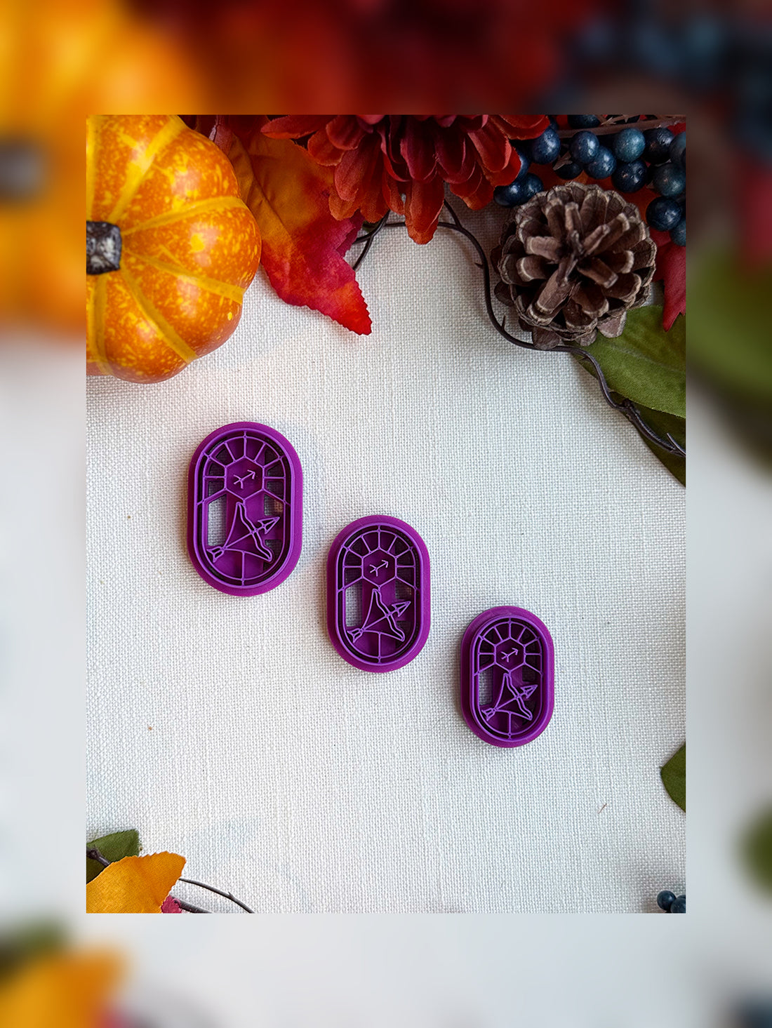 Celestial Zodiac Clay Cutter Bundle – Complete 12-Sign Polymer Clay Tool Set for Astrological Creations