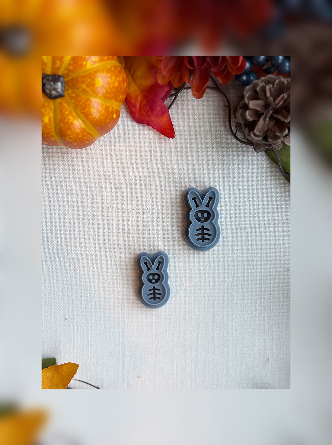 🦴 Skelly Peep Clay Cutter – Polymer Clay Tool for Halloween