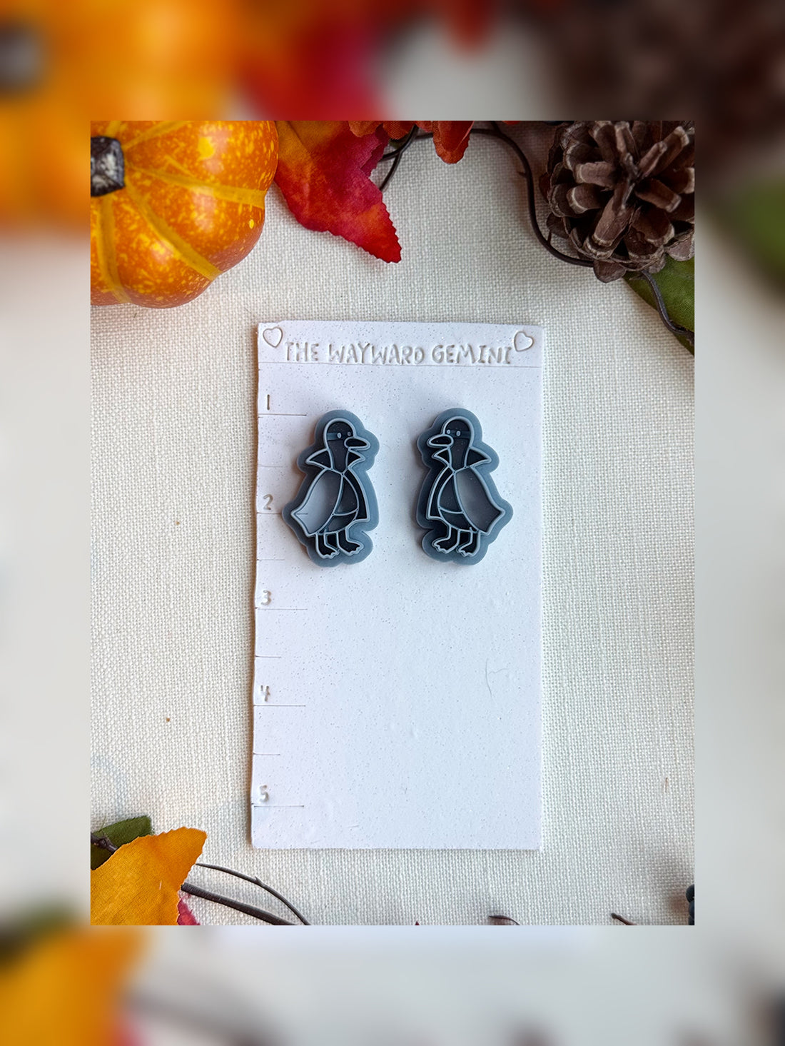 🦇 Count Quackula Clay Cutter – Polymer Clay Tool for Halloween