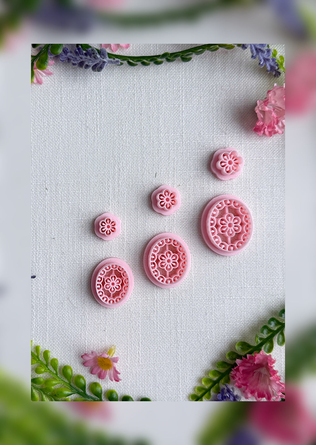 Blossom Whisper Faerie Ring Clay Cutter –  Polymer Clay Tool