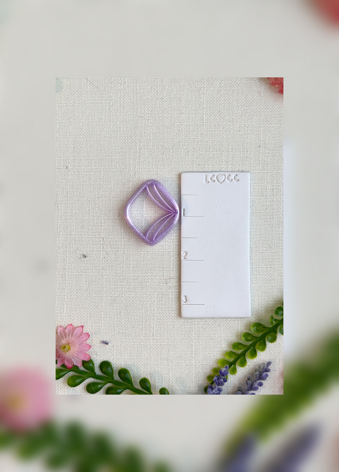 Moonveil Soft Square Clay Cutter – Polymer Clay Tool