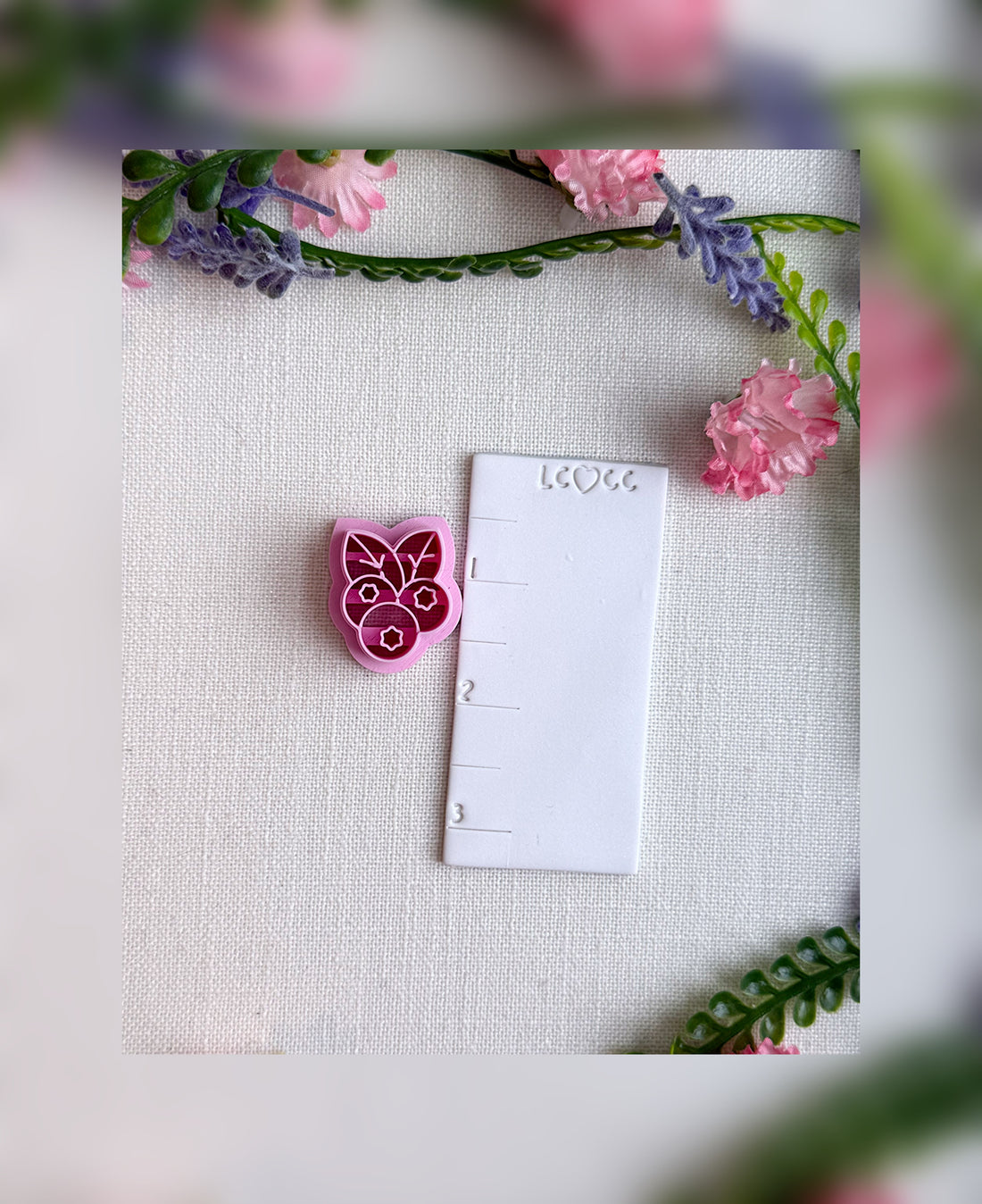 Blueberry Patch Clay Cutter – Polymer Clay Tool
