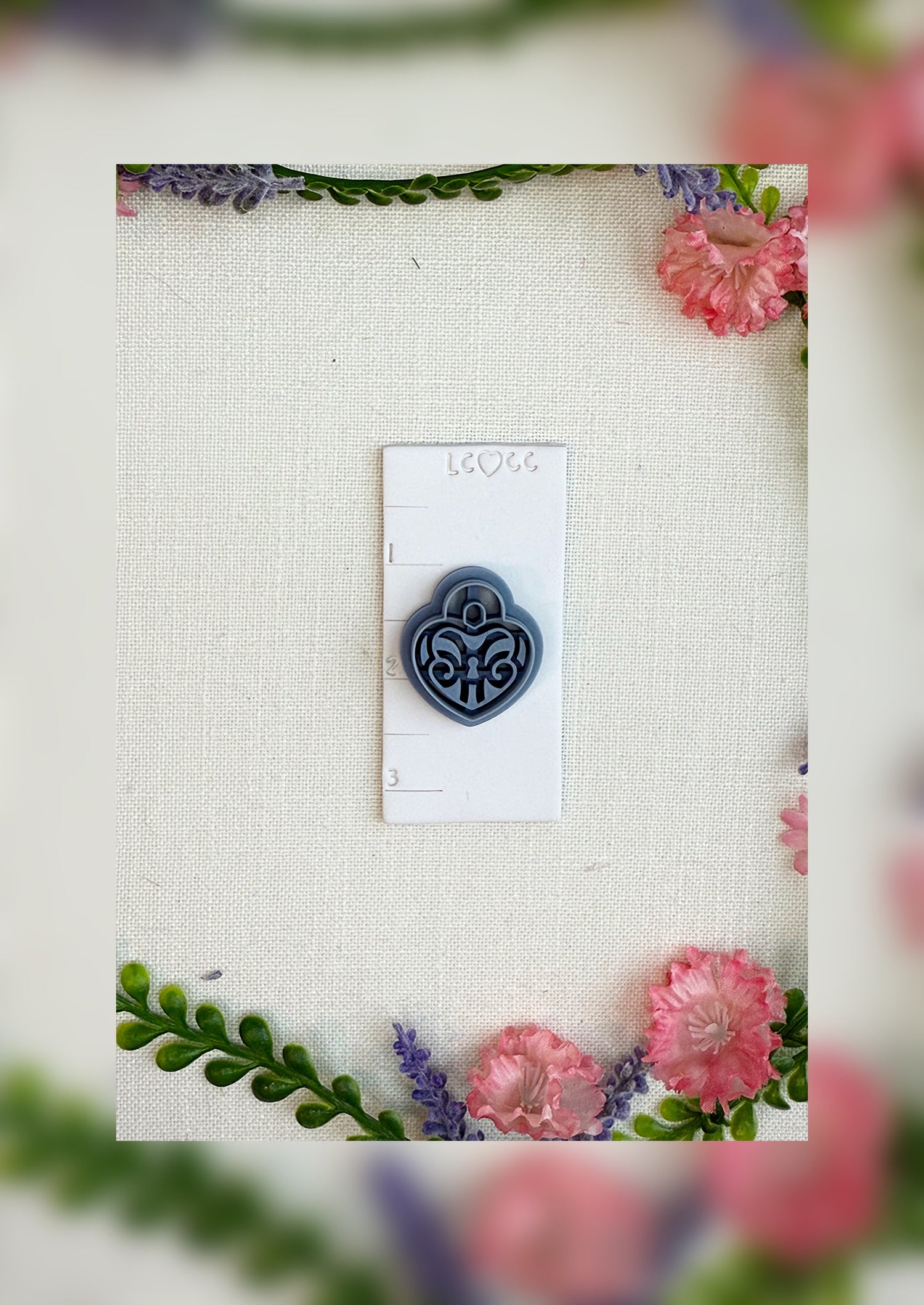 Secret Garden Lock &amp; Key Clay Cutter Set – Polymer Clay Tools