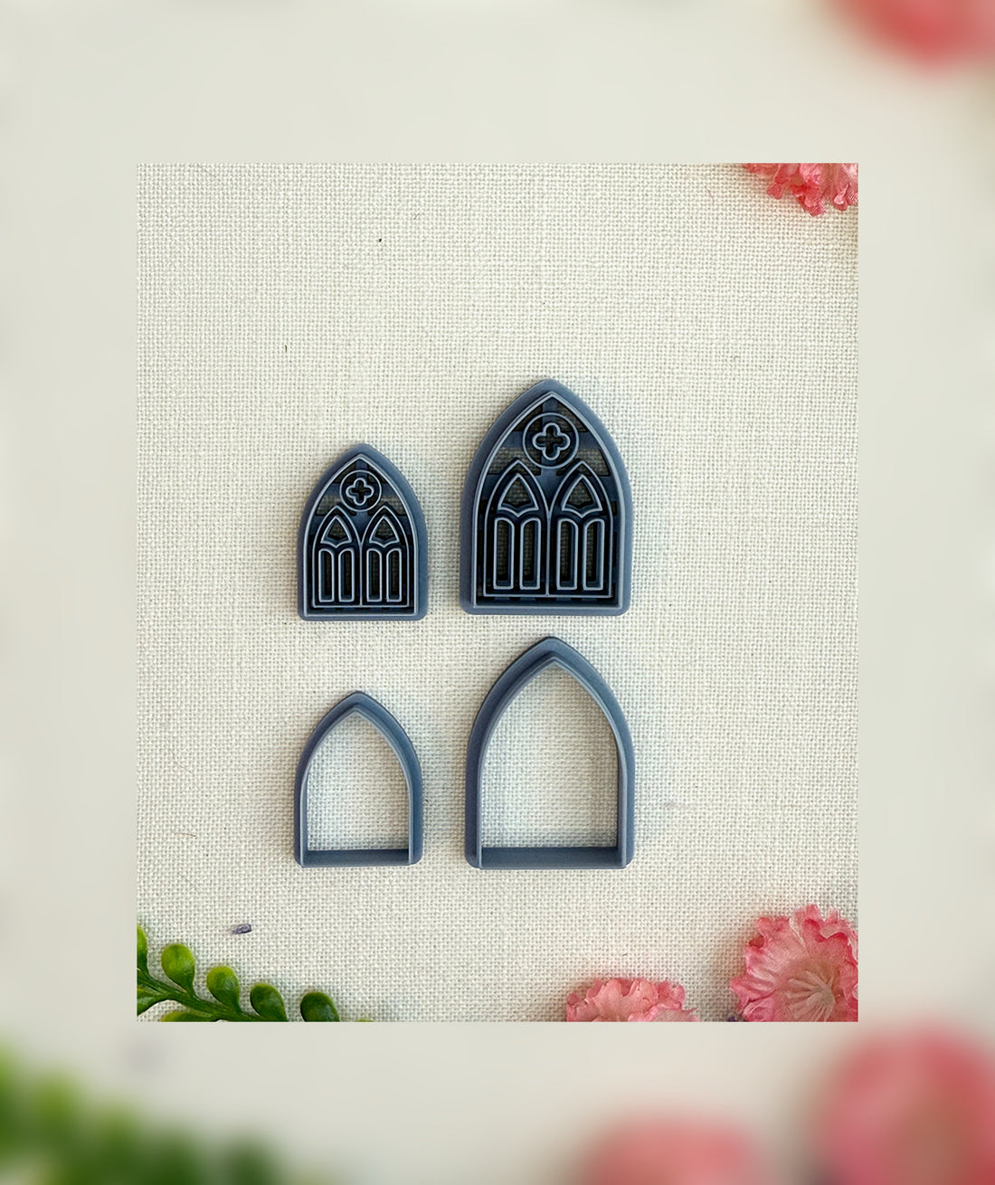 Gothic Window Clay Cutter – Polymer Clay Tool