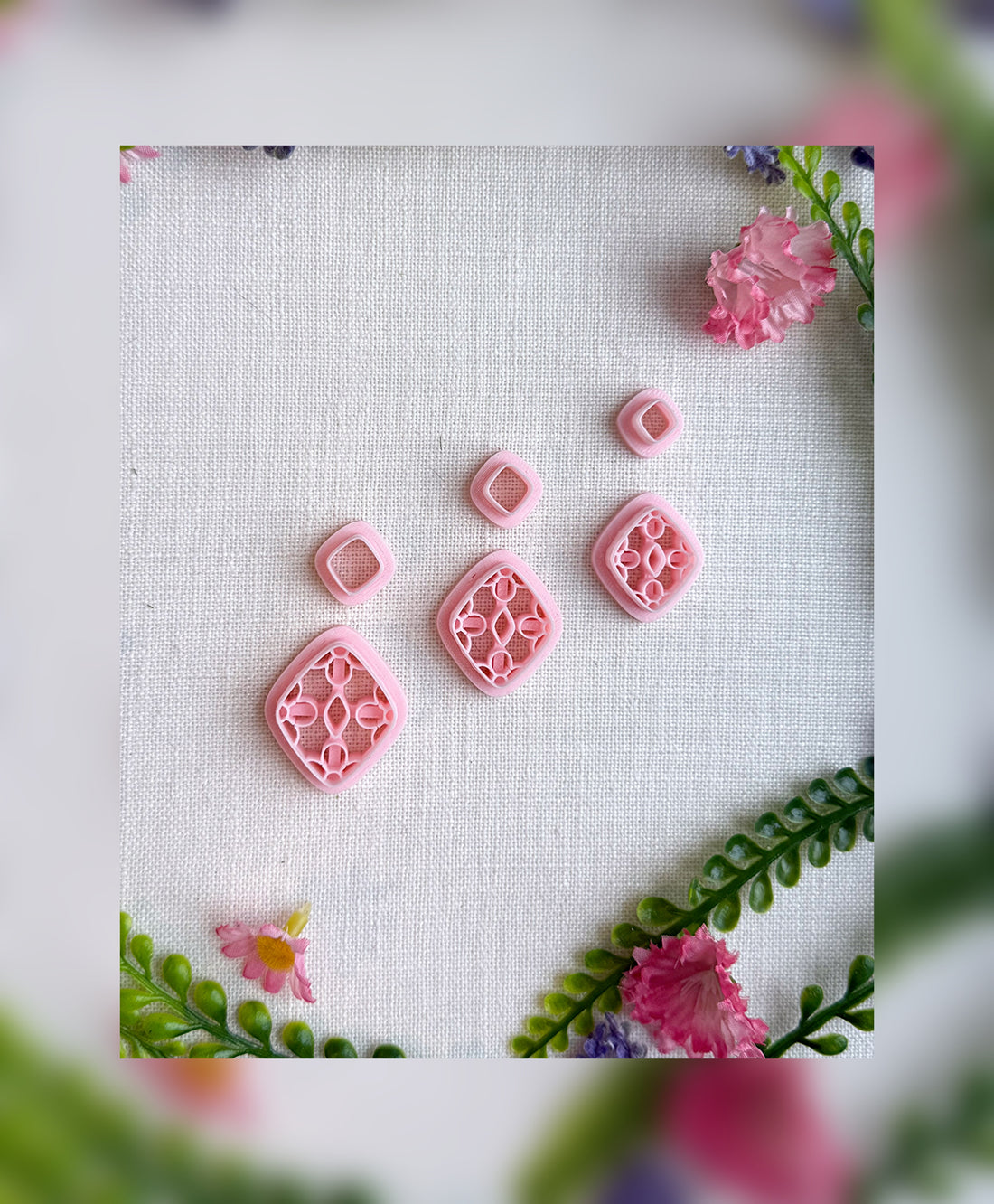 Pink Dogwood Clay Cutter – Polymer Clay Tool