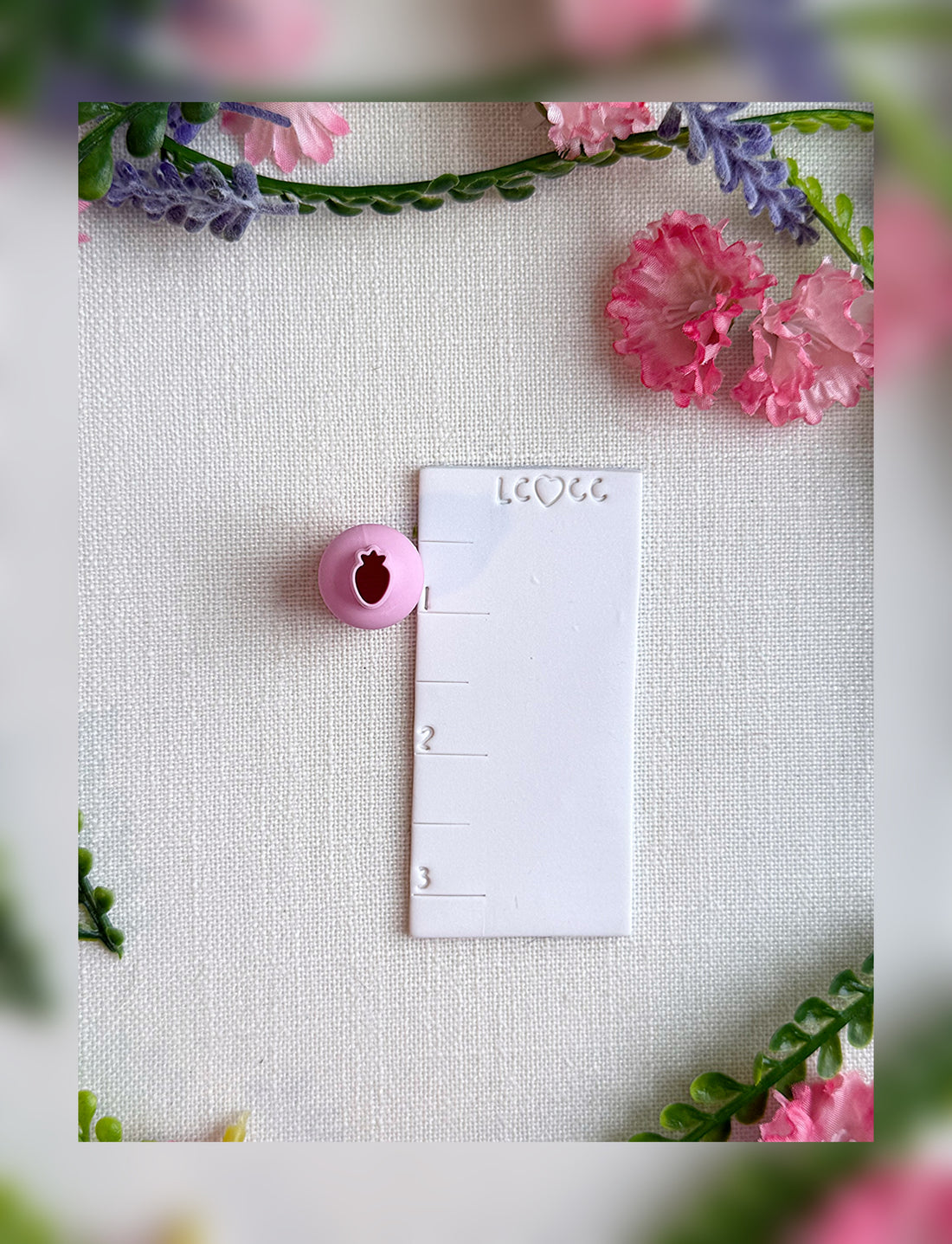 Mini Strawberry Clay Cutter – Polymer Clay Tool