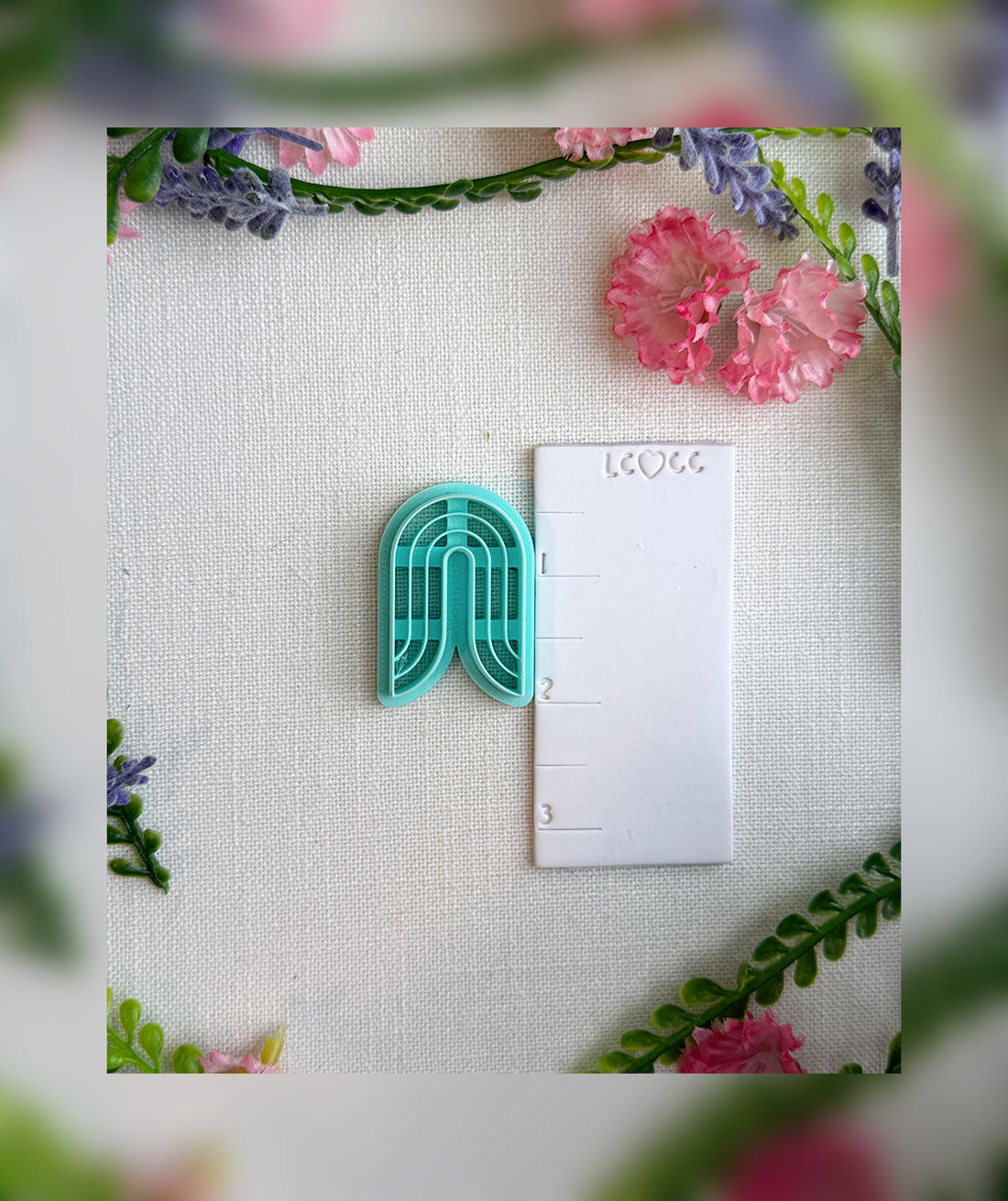 🌿 Rainbow Grove Clay Cutter – Polymer Clay Tool