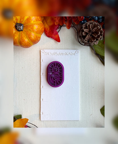 Celestial Virgo Clay Cutter – Polymer Clay Tool for Astrological Creations