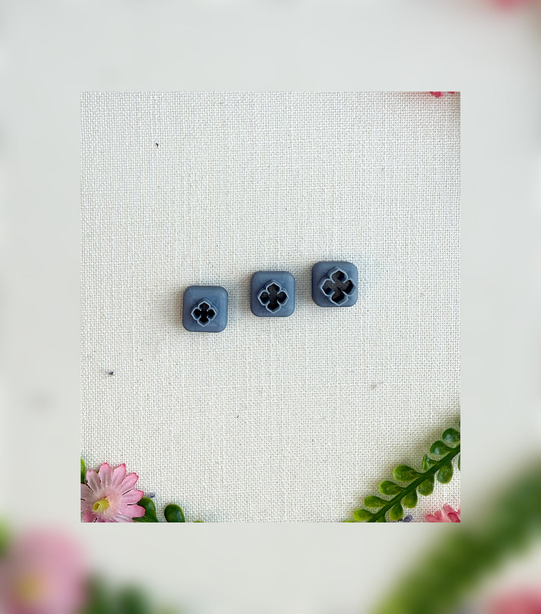 Mini Quatrefoil Clay Cutter – Polymer Clay Tool