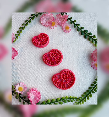 Nautilus Spiral Shell Clay Cutter – Polymer Clay Tool