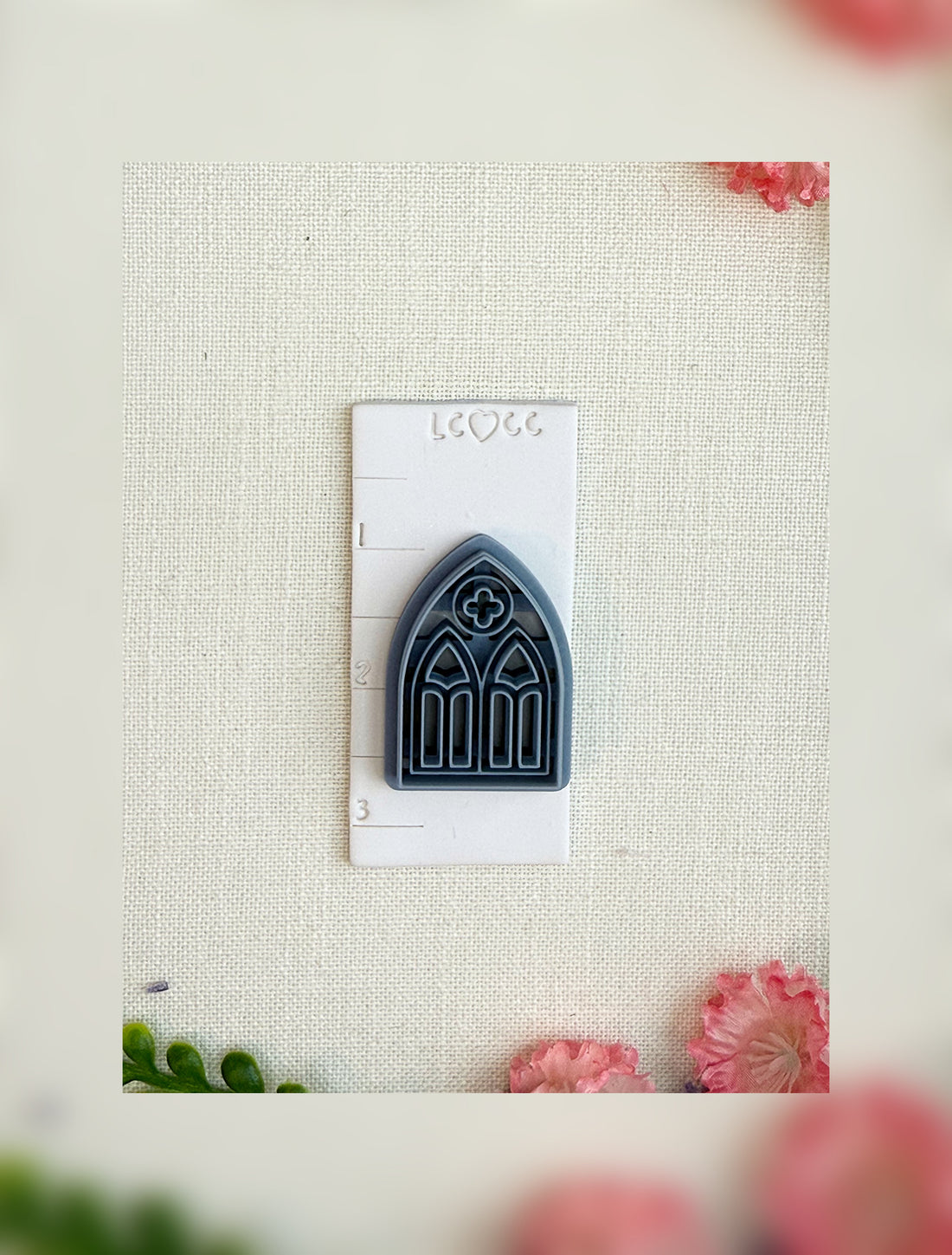 Gothic Window Clay Cutter – Polymer Clay Tool