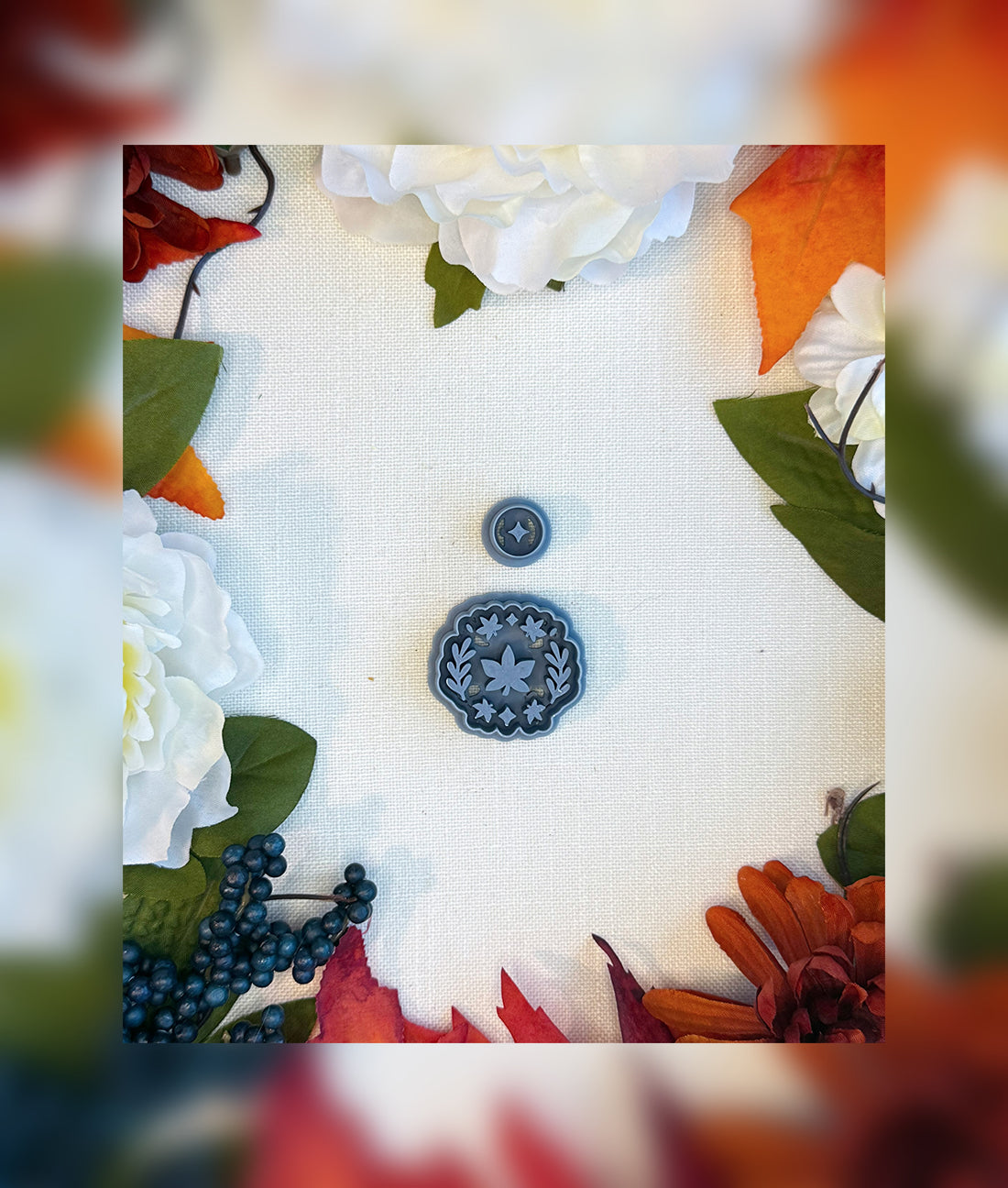 Autumn Maple Pendant - Polymer Clay Cutter