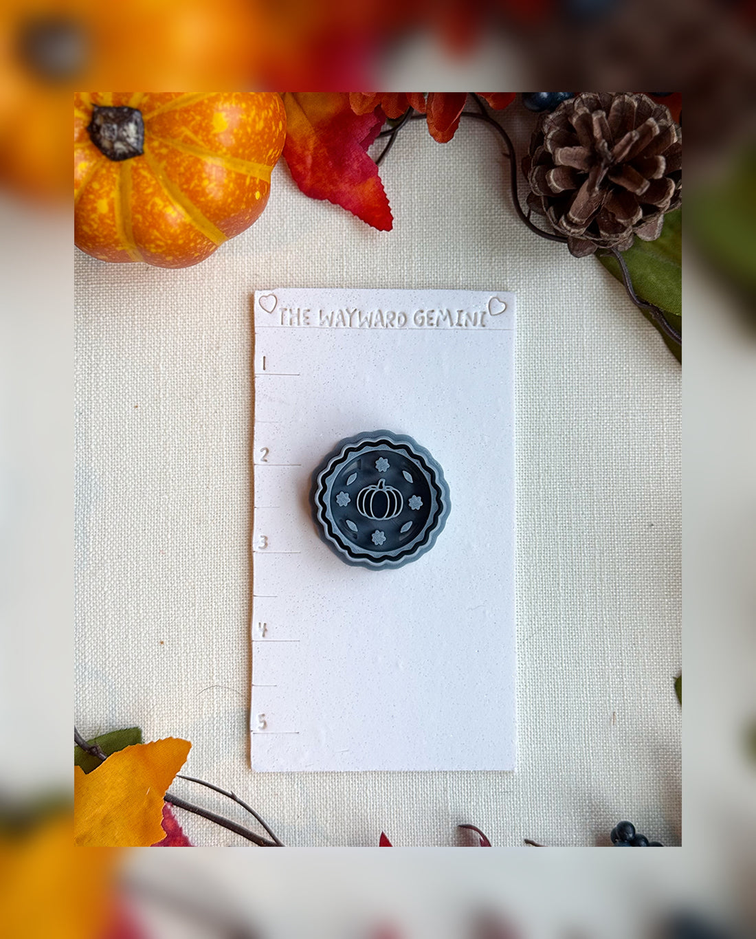 🥧 Pumpkin Spice &amp; Everything Slice Clay Cutter – Polymer Clay Tool