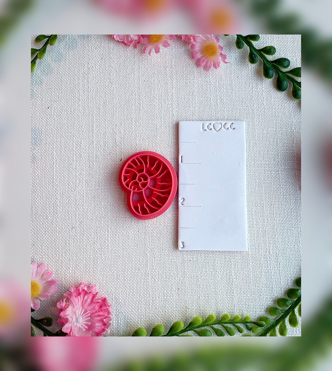 Nautilus Spiral Shell Clay Cutter – Polymer Clay Tool