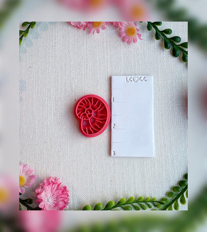 Nautilus Spiral Shell Clay Cutter – Polymer Clay Tool