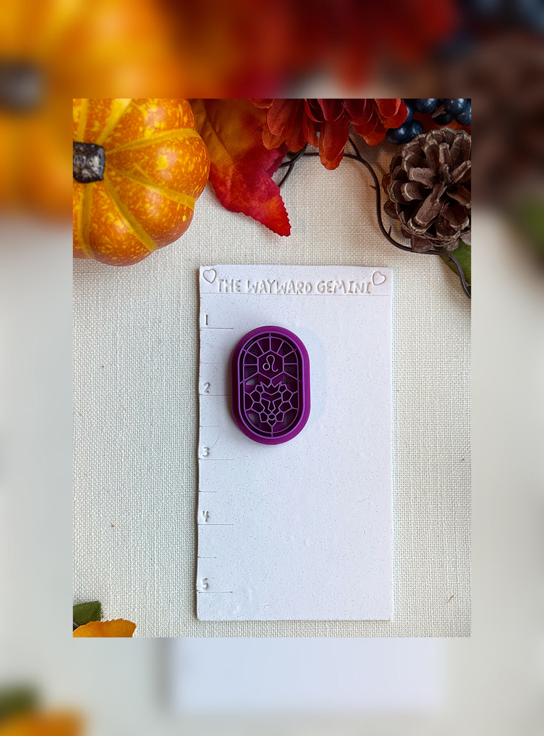 Celestial Leo Clay Cutter – Polymer Clay Tool for Astrological Creations