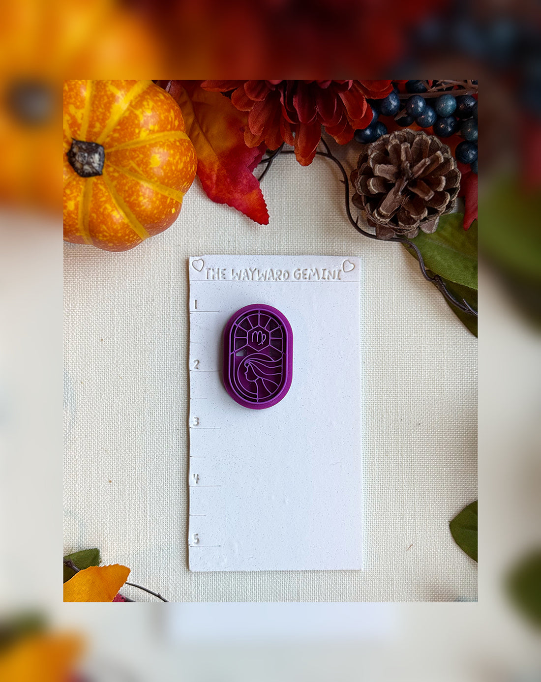 Celestial Virgo Clay Cutter – Polymer Clay Tool for Astrological Creations