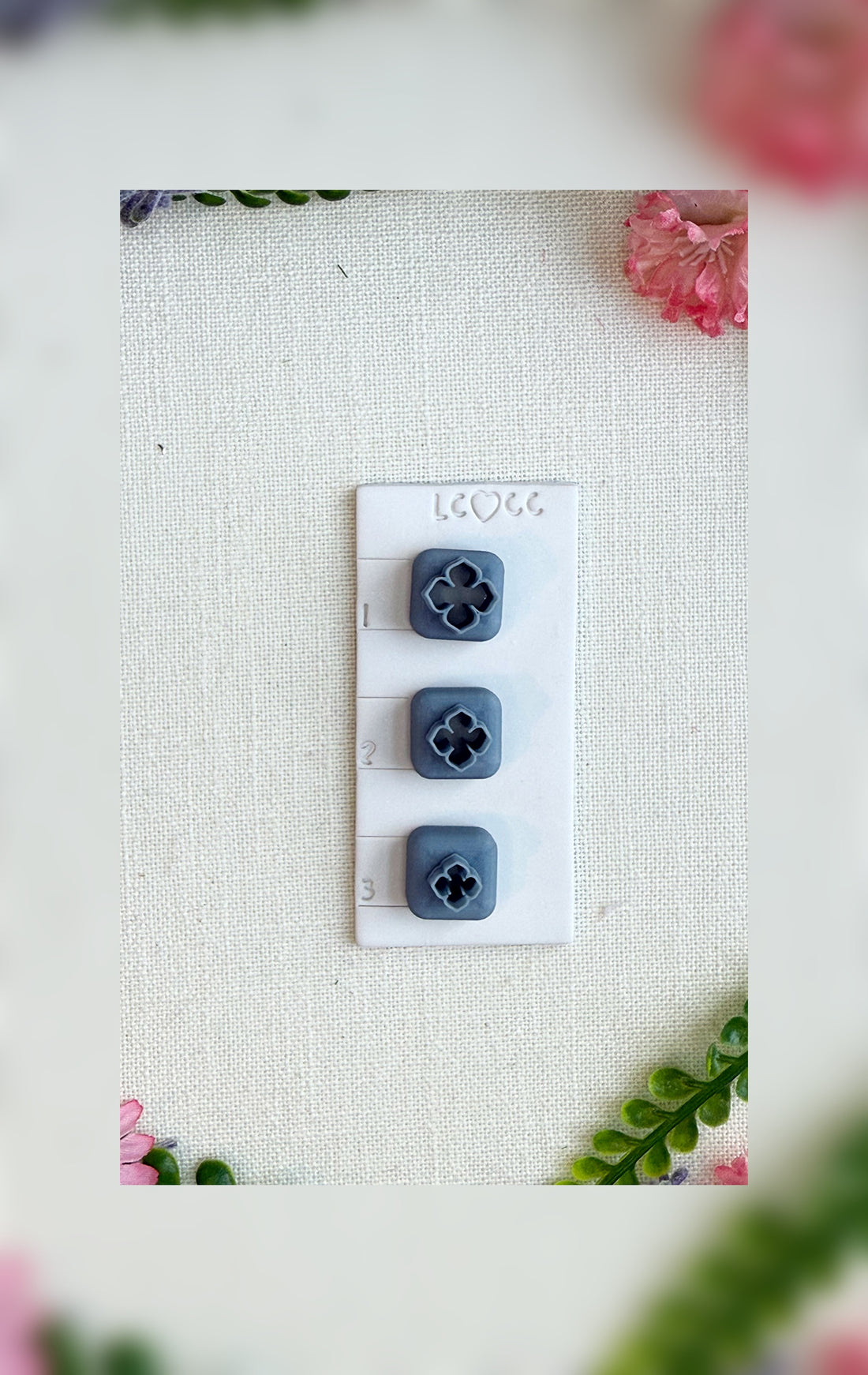 Mini Quatrefoil Clay Cutter – Polymer Clay Tool