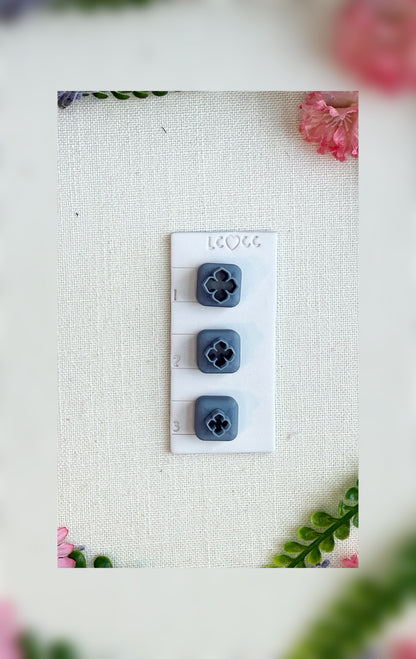 Mini Quatrefoil Clay Cutter – Polymer Clay Tool
