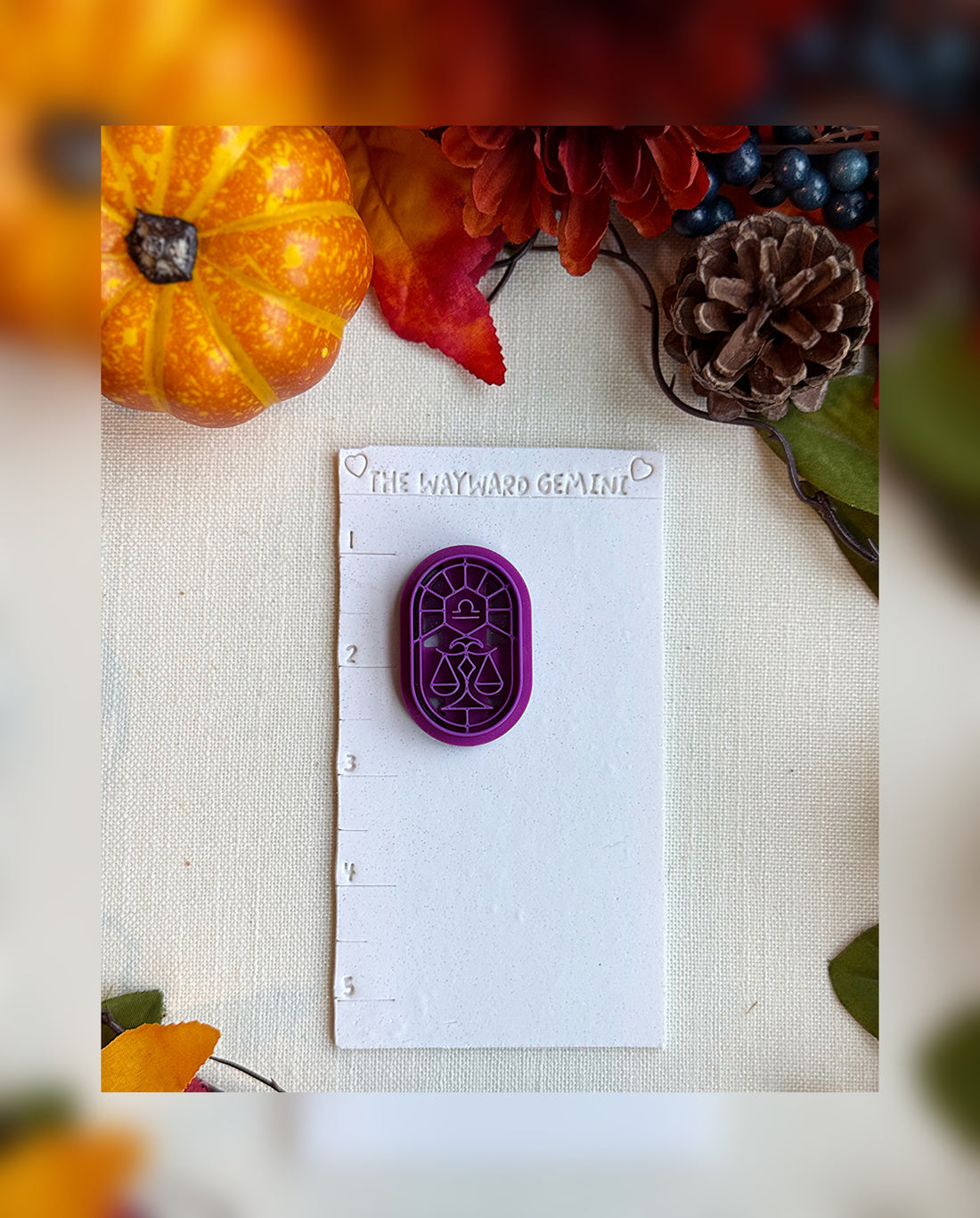 Celestial Libra Clay Cutter – Polymer Clay Tool for Astrological Creations