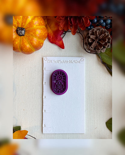 Celestial Libra Clay Cutter – Polymer Clay Tool for Astrological Creations
