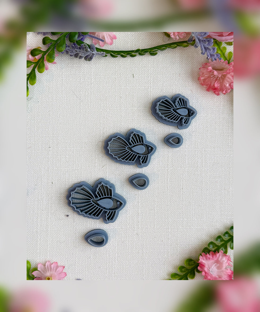 Mystic Betta Fish Clay Cutter – Polymer Clay Tool