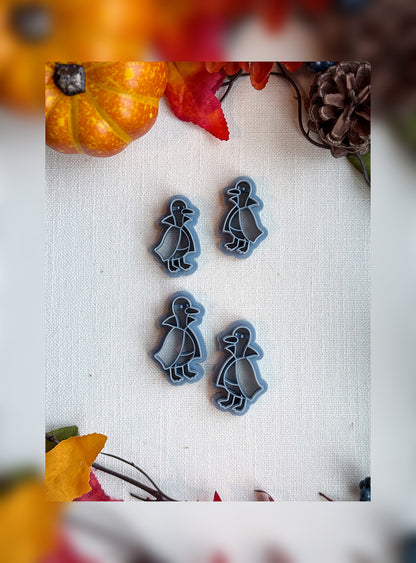 🦇 Count Quackula Clay Cutter – Polymer Clay Tool for Halloween