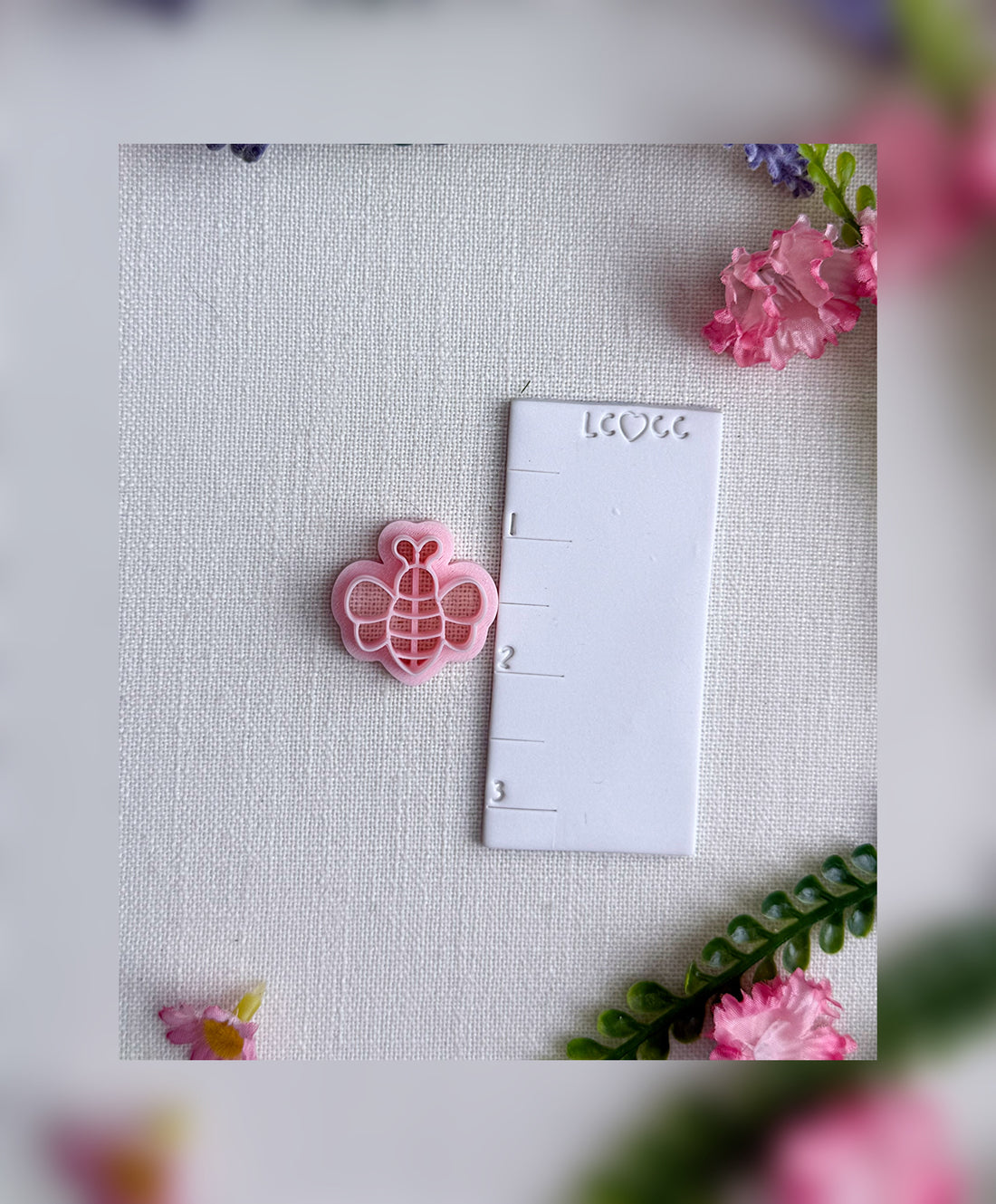 Blushing Bumble Clay Cutter – Polymer Clay Tool