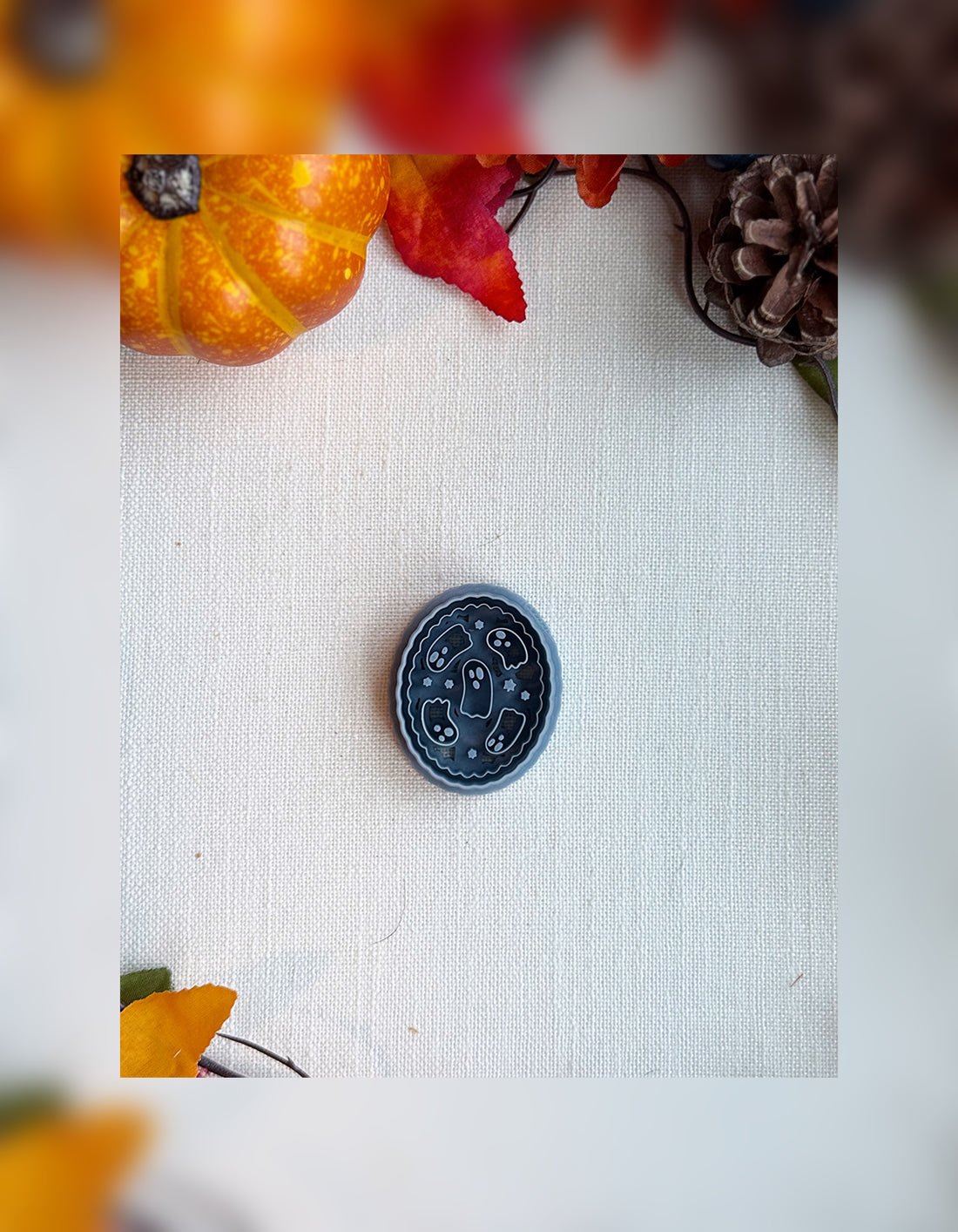👻 Circle of Spirits Clay Cutter – Polymer Clay Tool for Halloween