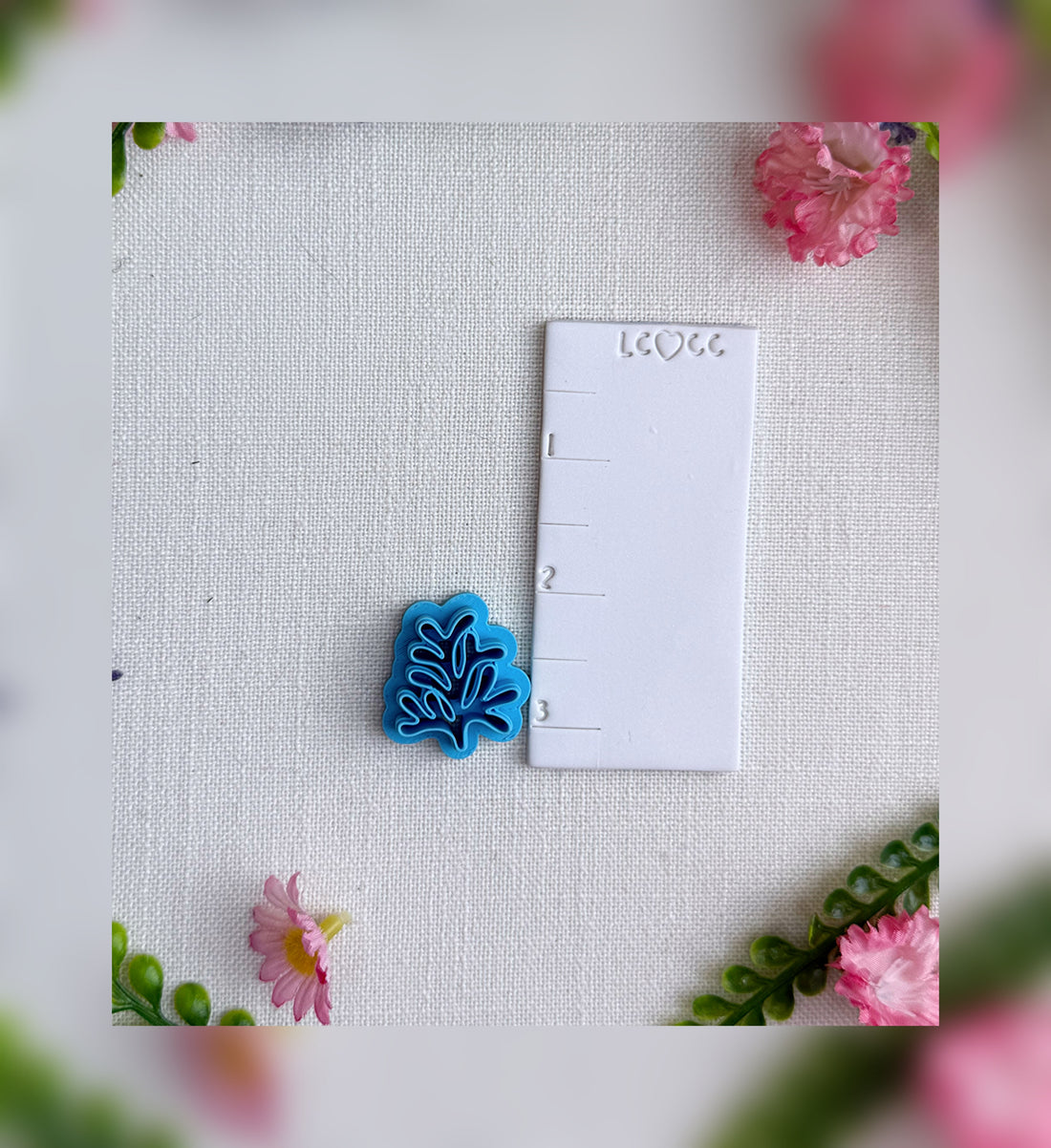 Sea Fern Coral Clay Cutter – Polymer Clay Tool