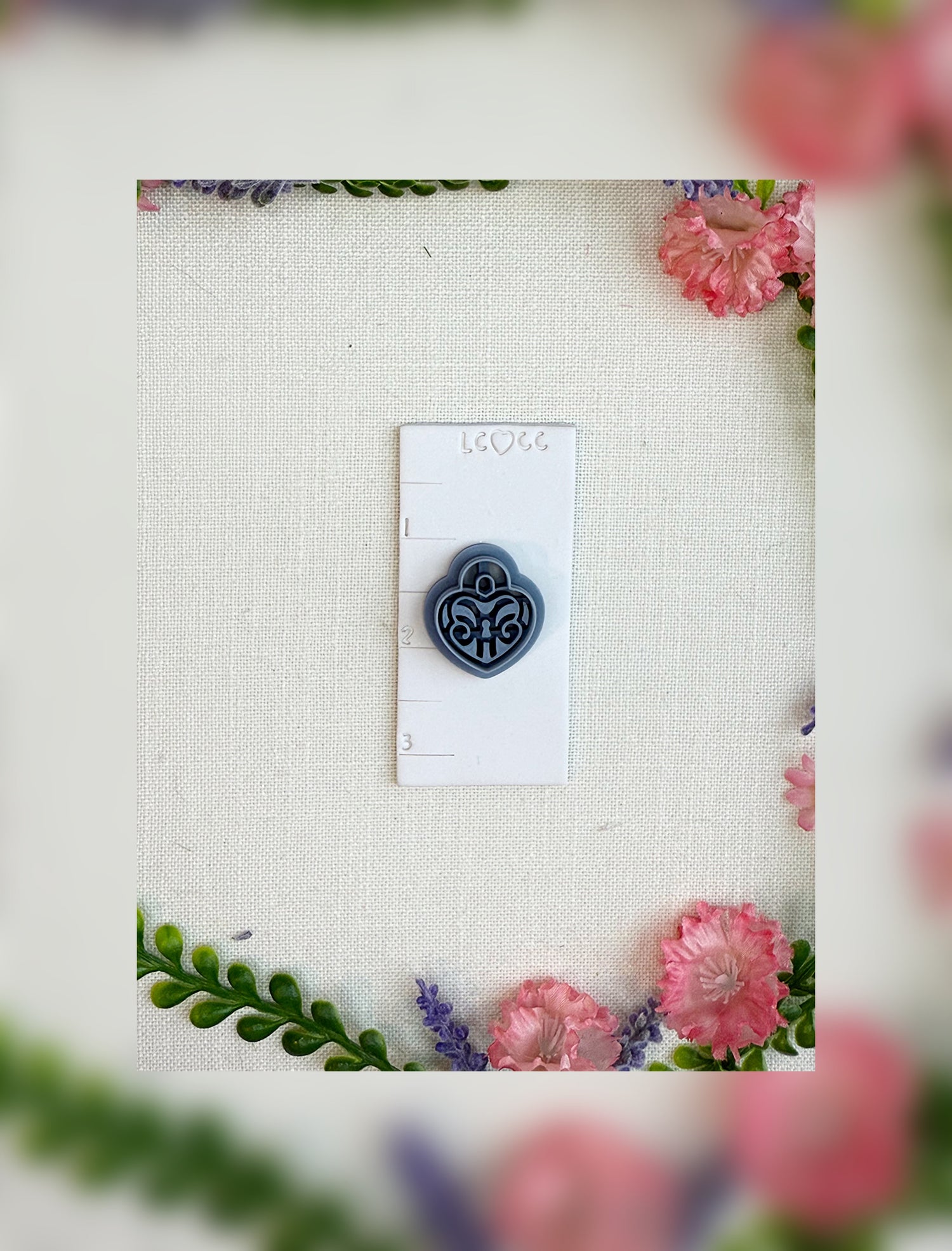 Secret Garden Lock &amp; Key Clay Cutter Set – Polymer Clay Tools