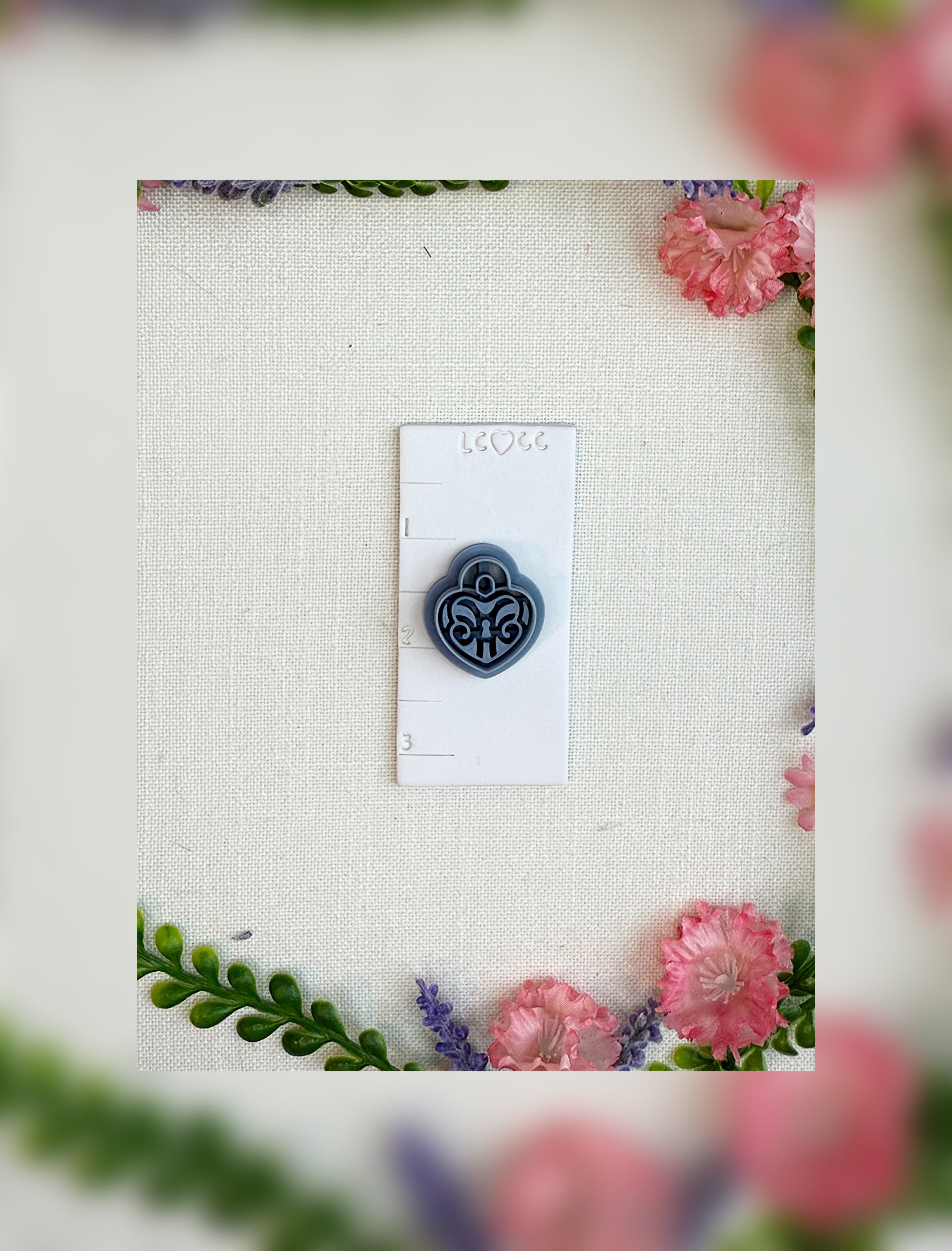 Secret Garden Lock &amp; Key Clay Cutter Set – Polymer Clay Tools
