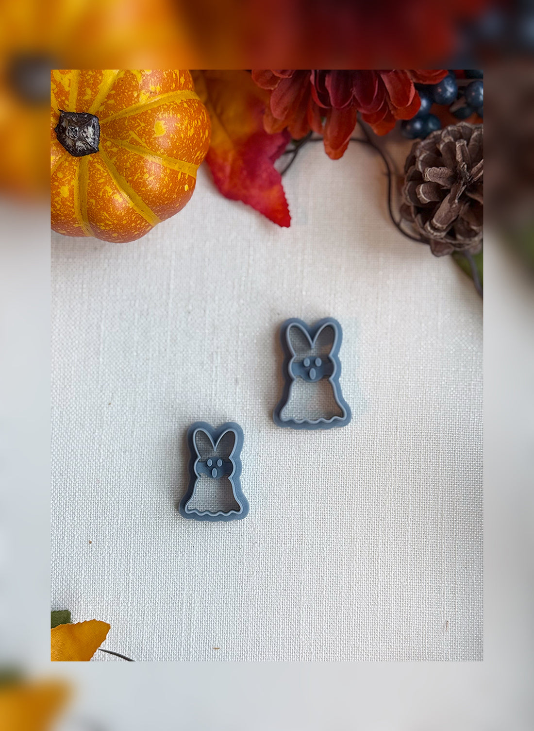 👻 Little Boo Peep Clay Cutter – Polymer Clay Tool for Halloween
