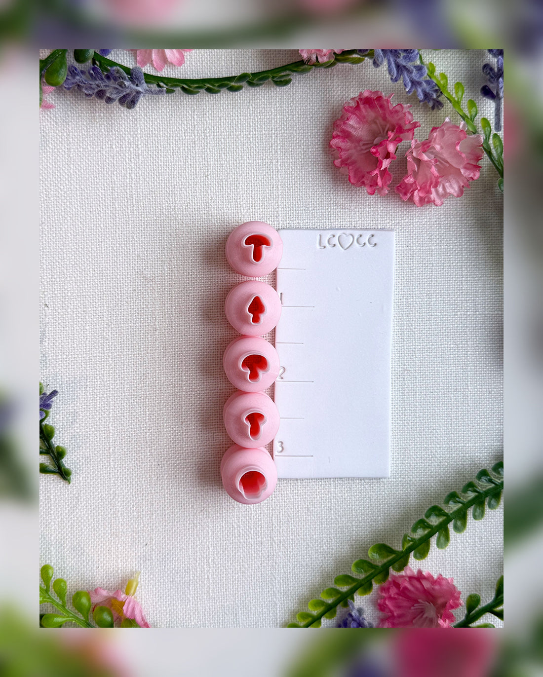 Mini Mushroom Clay Cutter Set – Polymer Clay Tool - Choose 1, 3 or the full set!