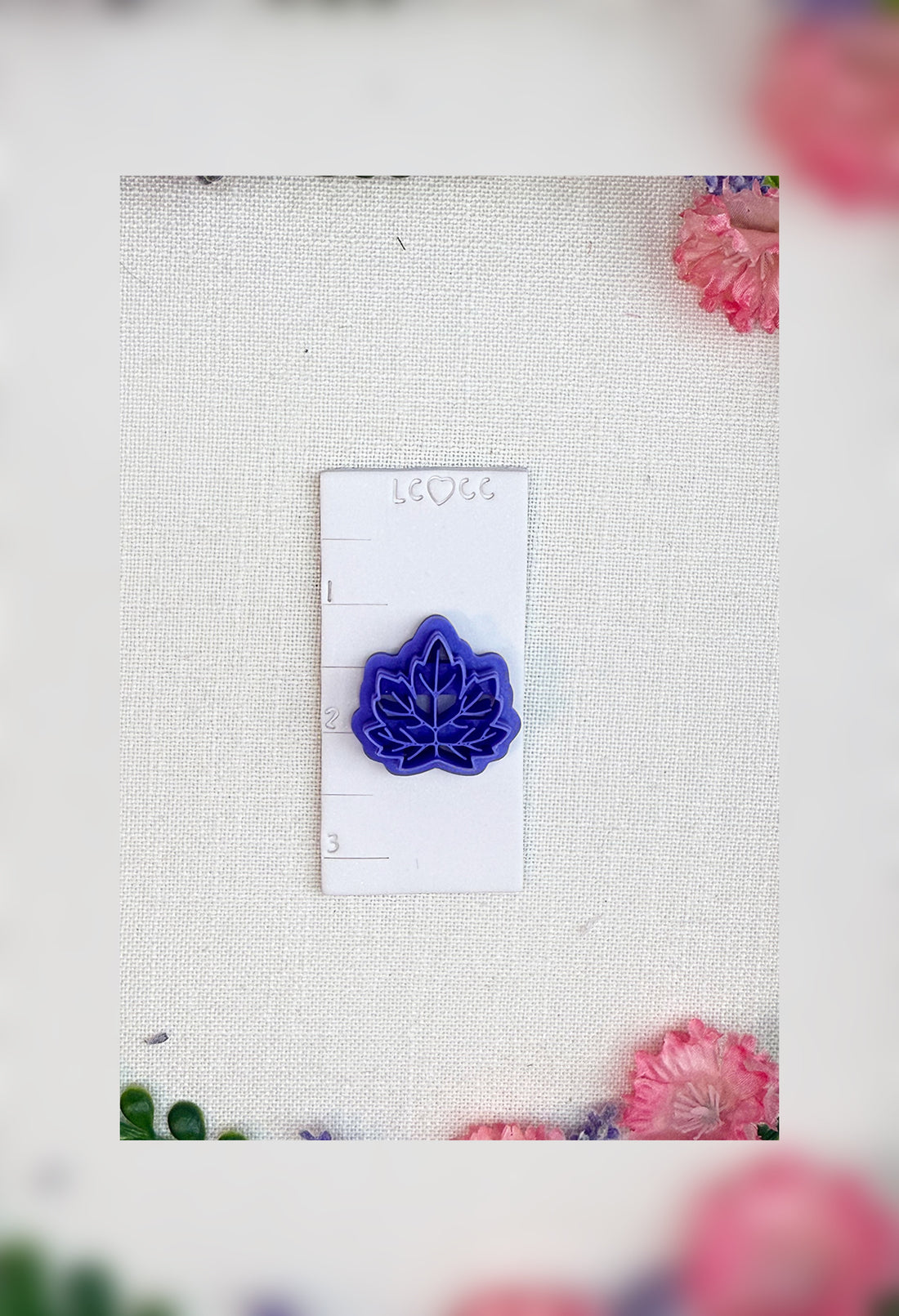 Autumn Ember Leaf Clay Cutter – Polymer Clay Tool